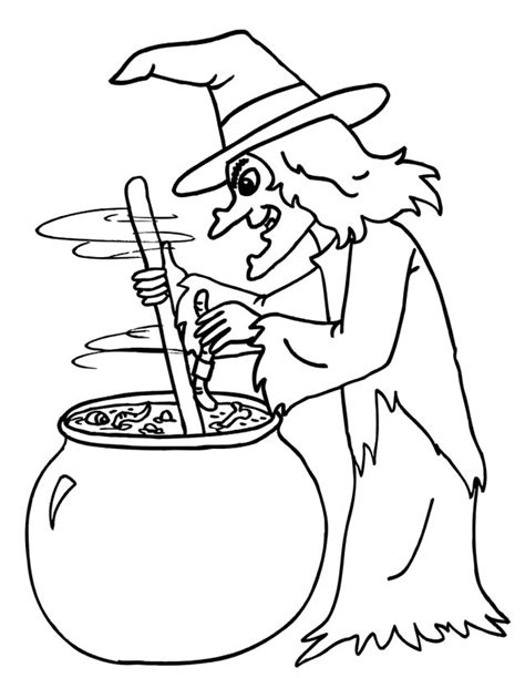 50 dessins de coloriage sorcière à imprimer sur LaGuerche com Page 2