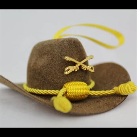 Cavhooah Brown Cavalry Hat Ornaments