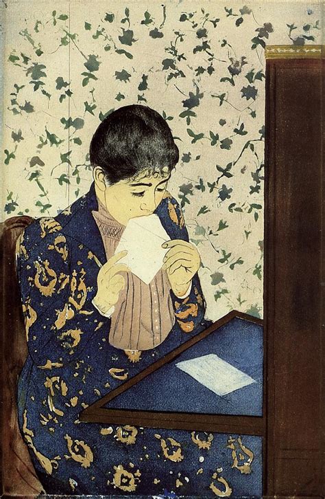 Create unique & inspiring spaces with trending artwork at everyday low prices. The Letter, 1890 - 1891 - Mary Cassatt - WikiArt.org
