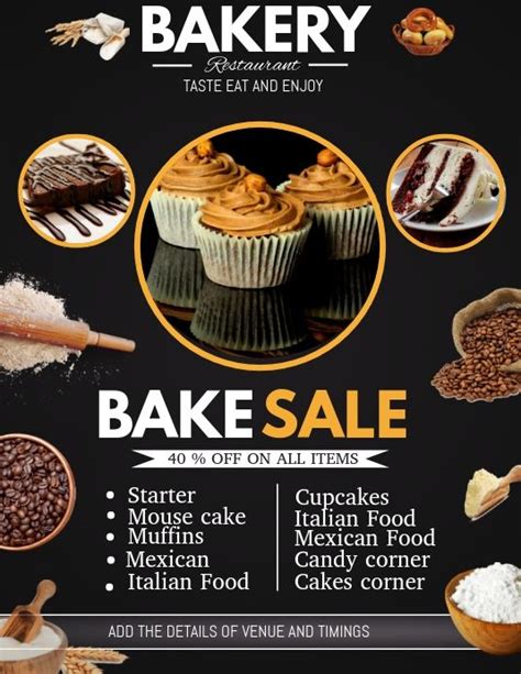 How To Create An Effective Bakery Flyer Free Sample Example And Format