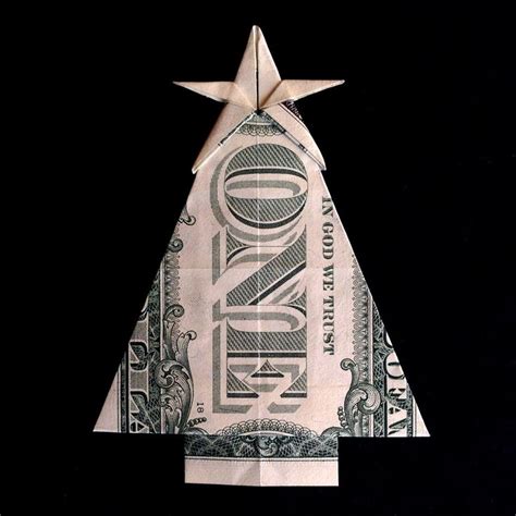 How To Make A Origami Christmas Star With Money Star Money Origami