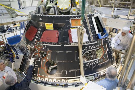 Heat Protecting Back Shell Tiles Installed On Nasas Orion Eft 1