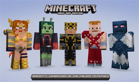 Minecraft Xbox 360 Receives Guardians Of The Galaxy Skin Pack This Week
