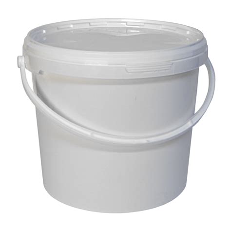 5 Litre Food Grade Plastic Bucket With Lid Multipurpose Ideal For