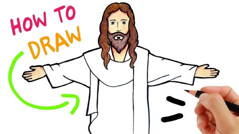 How To Draw Jesus Christ Youtube