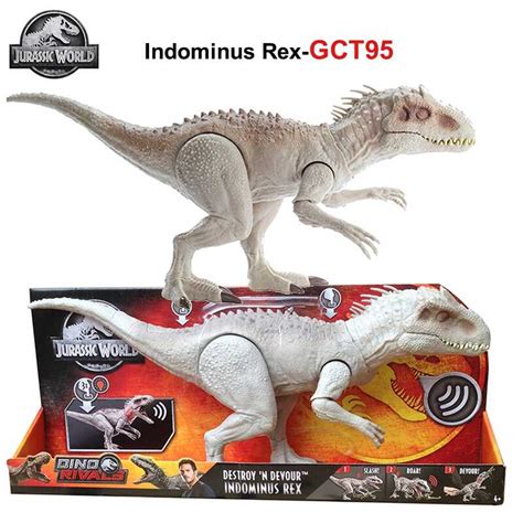 Jurassic World Indominus Rex Gct95 Dinosaur Toy Tyrannosaurus Biting Movement Ferocious Sound