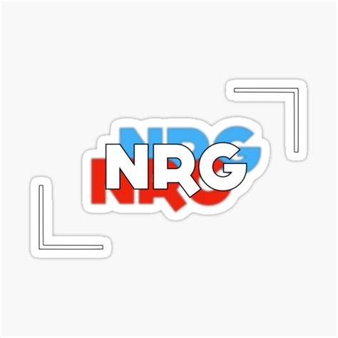Nrg Sticker For Sale By Shortyninsta Redbubble