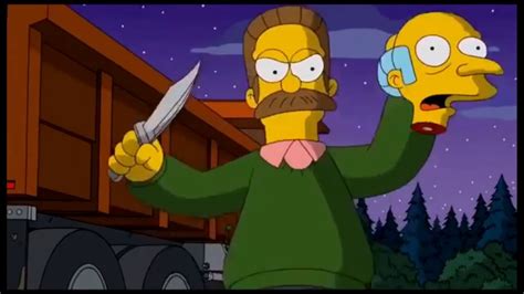 The Simpsons Ned Flanders Kills For God Clip Youtube