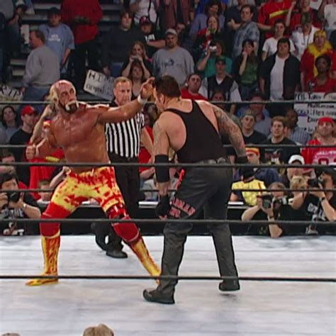 The Undertaker Vs Hulk Hogan Wwe Championship Match Judgment Day 2002 Two Of Wwes Most