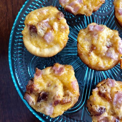 Ham And Cheese Bites Make The Perfect Party Snack Loaded With Cheesy