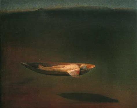 Man In Boat Odd Nerdrum Art Art Haus Moonlight Painting