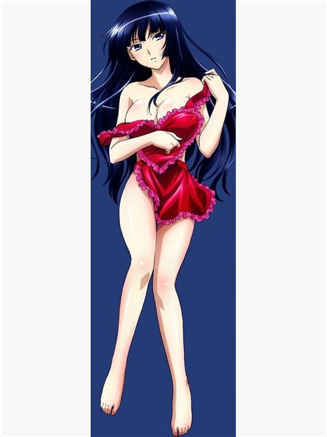 Ecchi Oppai Brunette Girl Bed Poster For Sale By Lewdities Redbubble