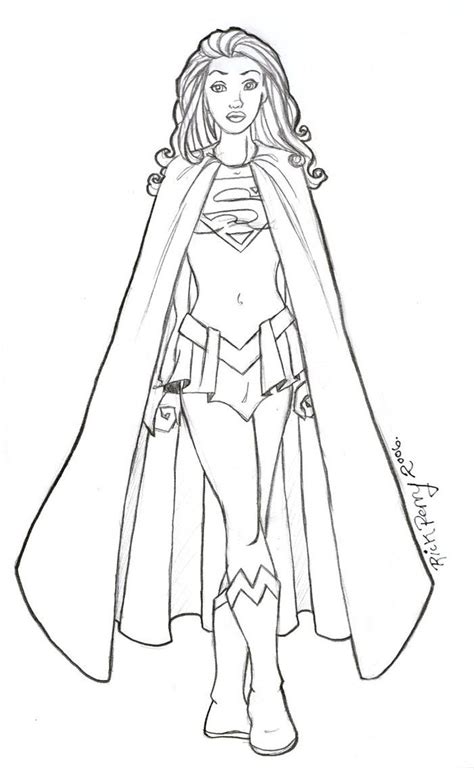 Princesse mononoke, snow white, nya, bubblegum and other princesses. Supergirl Printable Coloring Pages - Coloring Home