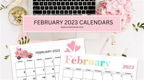 Free Printable February 2023 Calendar With Holidays Laptrinhx News