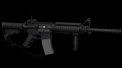 M4a1 Techincal Data Package Cad Model