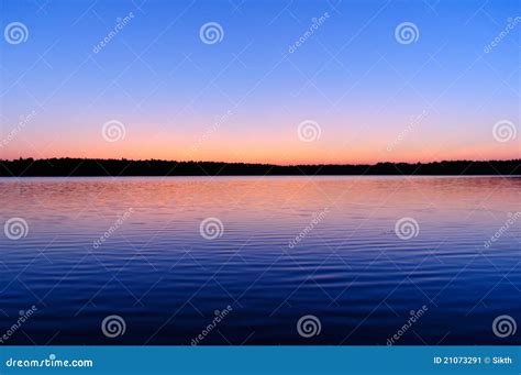 Beautiful Sunrise Over Lake Stock Image Image Of Forest Dayspring