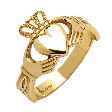 Gold Claddagh Ring | Finn | Irish Claddagh | Irish Ring