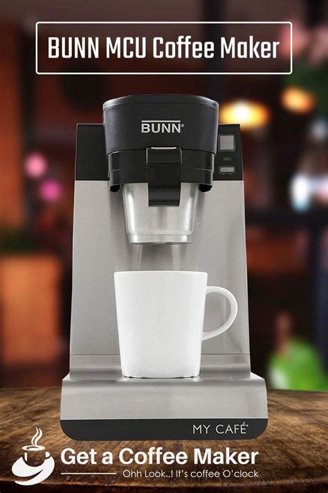 Tested Bunn Mcu Single Cup Coffee Maker Review Get A Coffee Maker