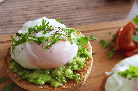 Avocado And Poached Egg Muffins Feed Your Sole