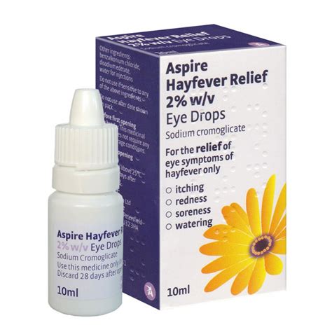 Allergy And Hayfever Eye Drops 10ml Allergy Relief