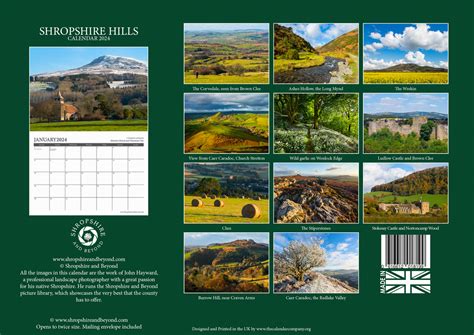 Shropshire Hills Calendar 2025