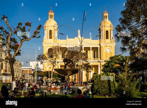 The Chiclayo Cathedral Plaza De Armas Chiclayo Lambayeque Region
