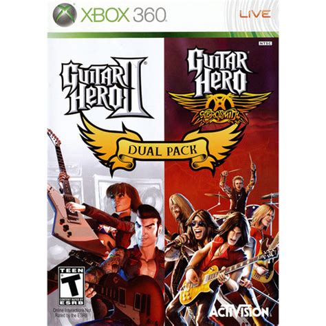 X360 Guitar Hero Ii And Guitar Hero Aerosmith Dual Pack Xbox 360 Game