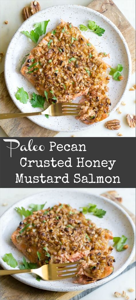 It's just honey, mustard, and butter. Pecan Crusted Honey Mustard Salmon in Foil ...
