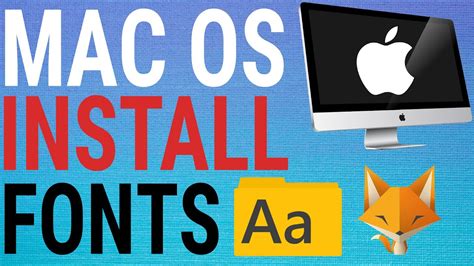 How To Install New Fonts On Mac Os Youtube