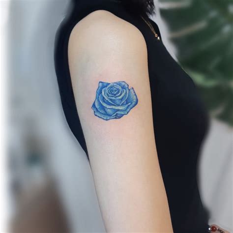 Top 81 Best Blue Rose Tattoo Ideas 2021 Inspiration Guide Blue