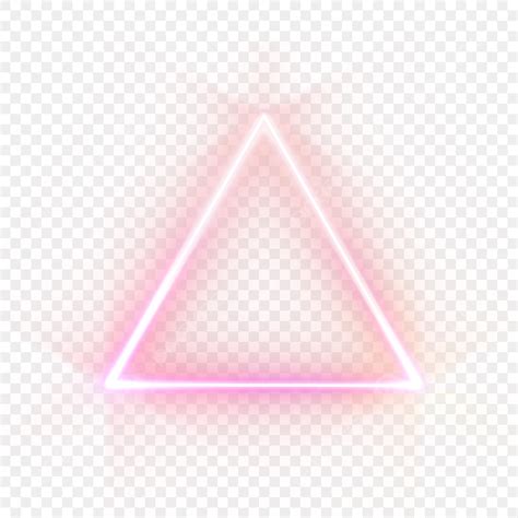 Neon Triangle Effect Hd Transparent Pink Peach Neon Light Triangle Effect Pink Peach Neon
