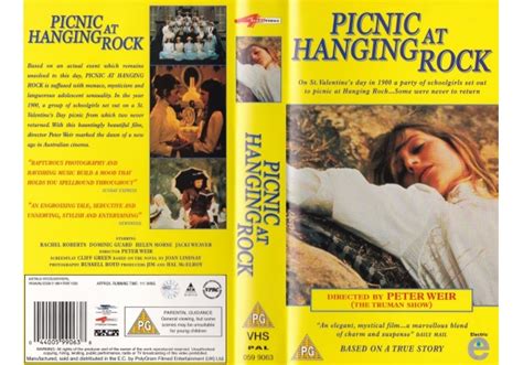 Picnic At Hanging Rock 1975 On 4 Front Video United Kingdom Vhs Videotape