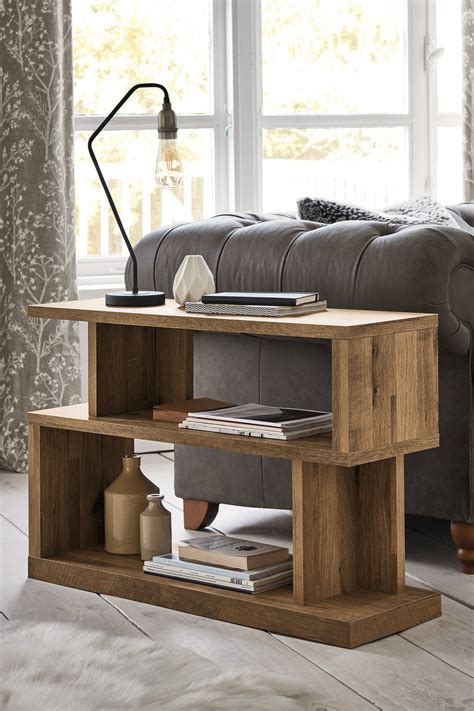 Find new rustic end & side tables for your home at joss & main. Next Bronx Sofa Side - Natural | Living room side table ...