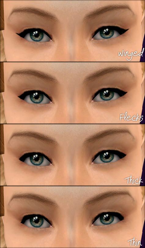 Mod The Sims Just A Touch Eyeliners