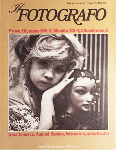 Eva Ionesco Surviving Copy Of Vintage Magazine Il Fotografo Irina