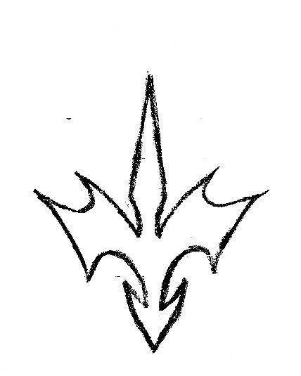 Dragon Symbol By Crimsonangelofshadow On Deviantart Clipart Best
