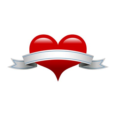 Heart Banner Romantic Love Graphic 552294 Vector Art At Vecteezy