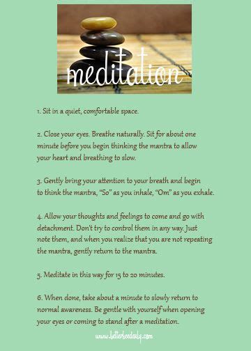 Meditation 101 The Basics With Free Meditation Printable