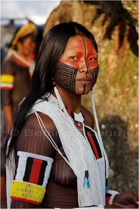 Kayapo Woman Brazil Native People American Indians World Cultures