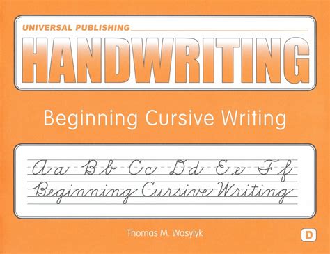 Universal Original Handwriting Grade 3 Beginning Cursive Classroom