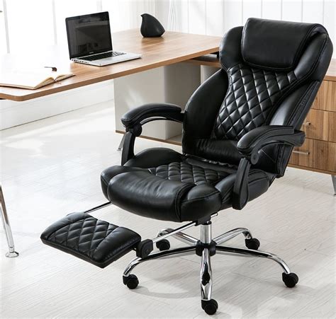 Executive office chair 290 boost your productivity & comfort at the office: Reclining Office Chair with Footrest - 7 Gadgets