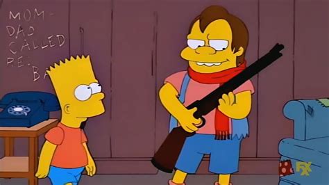 Nelson And Bart Play With Their Bb Guns The Simpsons Youtube