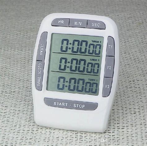 2019 3 Channels Electronic Timers Laboratory Reminder Countdown Timer