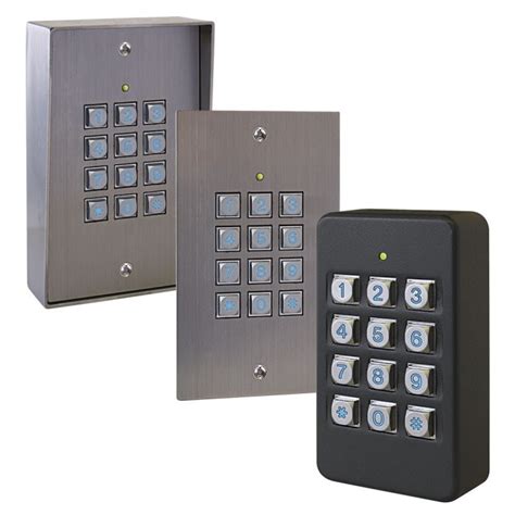 Srs Door Access Control Keypad Vandal Resistant With 110 Codes