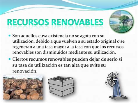 Medio Ambiente Recursos Renovable Y No Renovable