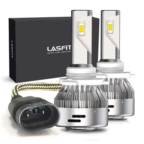 Lasfit 9005 Hb3 Led Headlight Bulbs High Beam 6000k Cool White Led Conversion Kit 6000lm 60w