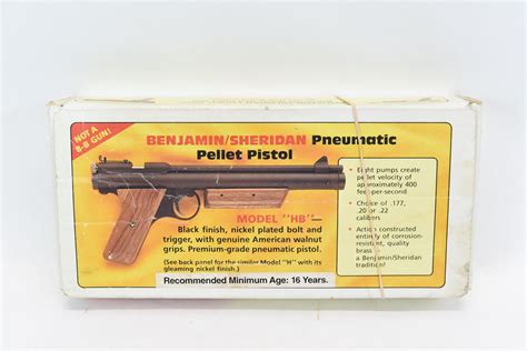 Benjaminsheridan Pneumatic Pellet Pistol Model H9