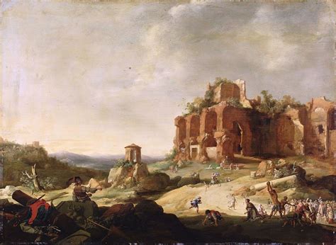 The Stoning Of St Stephen Painting Bartholomeus Breenbergh Oil Paintings