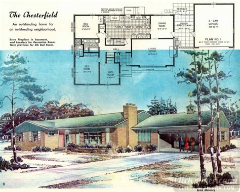 Following the phase i remodel and master bedroom loft addition, the property was sold to the present owners, a retired. 130 vintage '50s house plans used to build millions of mid ...