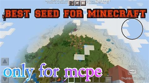 Best Seed For Mcpe Best For Smp And Survival Series Youtube